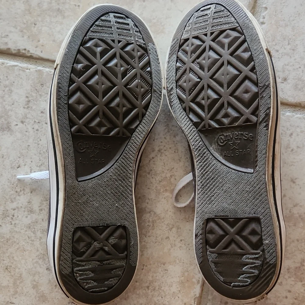 Converse Chuck Taylor Allstars In Grey Mens Size 8 Or Womens Size 10 - Picture 7 of 7